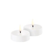 LED Teelicht gross mit AKKU
2 Stück 