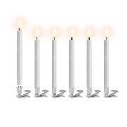 LED Baumkerzen mit Halter 6er,
weiss LED Baumkerzen mit Halter 6er,
weiss