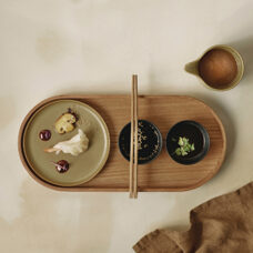 Plateau en bois ovale
44.0x22.5 cm 