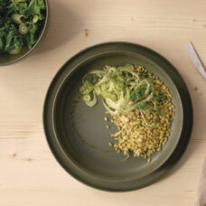 Espressotasse mit Unterteller 
olive 