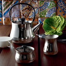 ALESSI 
Kaldor / Teekanne "CHA" 
Edelstahl 