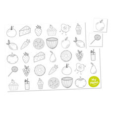 Bloc de sets de table
Coloriage de mémo 