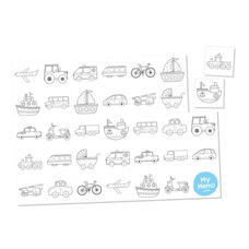 Bloc de sets de table
Coloriage de mémo 