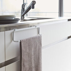 Porte-serviettes large blanc 