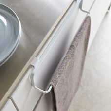 Porte-serviettes large blanc 