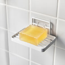 Porte-savon à coller
blanc 