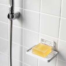 Porte-savon à coller
blanc 