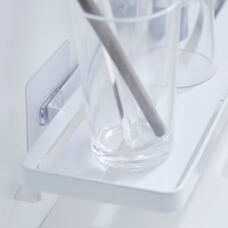 Tablette salle de bain à coller
blanc 