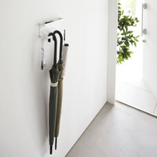 Compartiment de rangement / porte-parapluie blanc 