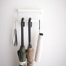 Compartiment de rangement / porte-parapluie blanc 