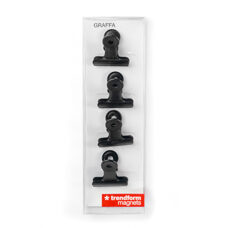 Aimant Clip Clip Set de 4
noir 
