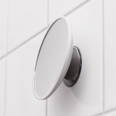 Miroir avec ventouse grossissement 15x blanc 