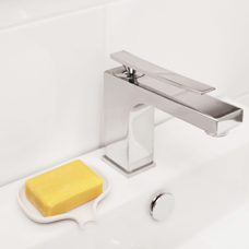 Porte-savon blanc petit modèle 