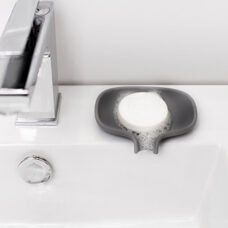 Soap dish grey small 