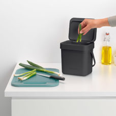 Abfalleimer Sort & Go dunkelgrau 3lt 