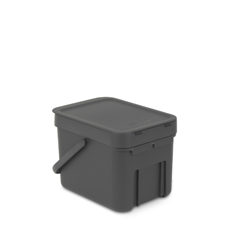 Abfalleimer Sort & Go dunkelgrau 6lt 