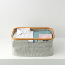 Panier à linge gris 40 lt 