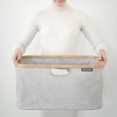 Panier à linge gris 40 lt 