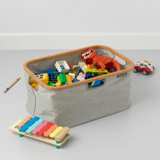 Panier à linge gris 40 lt 