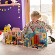 Puppenhaus ausklappbar 