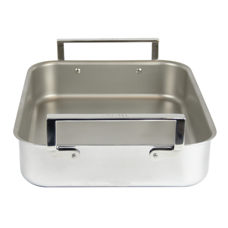 Bratschale mit Einsatz 40 x 31 cm 