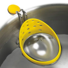 Eierpochierer 2er Set weiss/gelb 