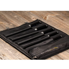 Poche porte-couteaux en similicuir pour 5 couteaux 