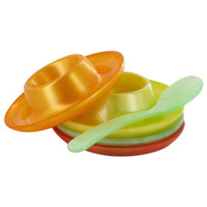 Egg cup acrylic glass green 