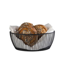 Corbeille ovale noire
20 cm 