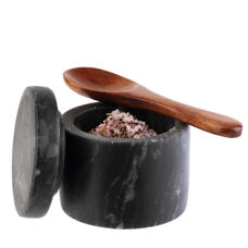 Salzgefäss Marmor
schwarz 