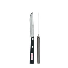 Paringknife 
black/white 10 cm 