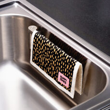 Cloth holder for sink chrome 