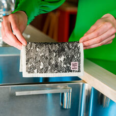 Cloth holder for sink chrome 