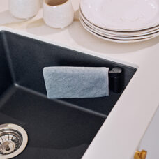 Cloth holder for sink black 