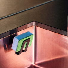 Sponge holder for sink black 