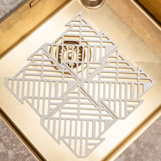 Spülbeckenmatte Puzzle weiss
4er Set 