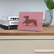 Card holder "Durable" aluminum silver 