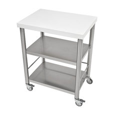 Kitchen trolley Corian white50 x 70 