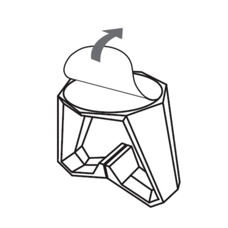 Clip porte-serviettes 