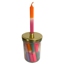 Candles in glass with candlestick
20pcs. 