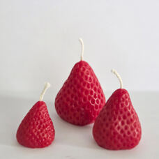 Strawberry candle large