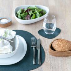 Placemat
dark green/light green curve 37x44 