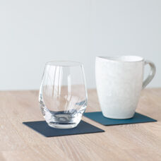 Glass coaster
dark blue/petrol square 10x10 