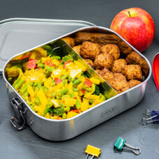 Boîte à lunch en acier inoxydable
1.4 lt 