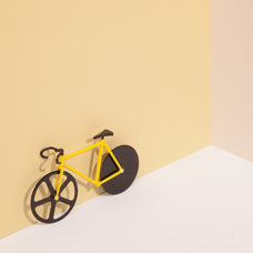 Coupe-pizza Velo noir/jaune 