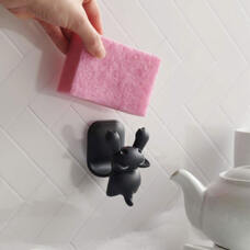 Sponge holder cat
black 