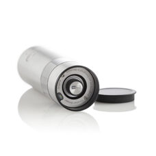 Electric MINI pepper or salt mill
with light, chrome 