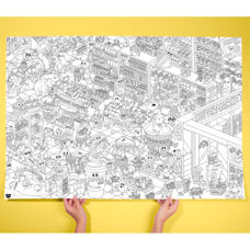 Supermarket poster
to color in 