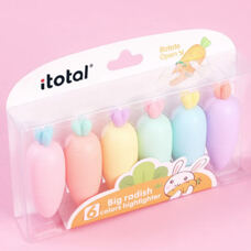 Textmarker Karotten
6er Set 