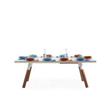 Table de ping-pong blanche220 cm 